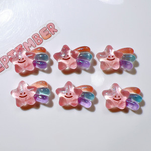 Accesorios artesanales de resina de ensueño DIY, palitos de paleta de colores transparentes, pegamento para crema, pegamento para crema, hebillas para zapatos, calcomanías para tazas diarias - Product Image 5