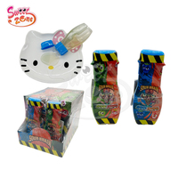 OEM vente en gros saveur de fruits double bouteille de confiture de gelée aigre liquide rouleau bonbons