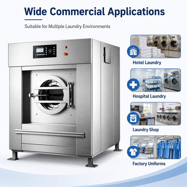 Hot Sale Laundry Equipment 15kg/20kg/25kg/30kg/40kg/50kg Industrial Washing Machine
