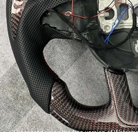 Volant de direction en fibre de carbone personnalisé de luxe pour Dodge Charger Challenger SRT Hellcat, accessoires intérieurs pour voitures sport, fabrication en usine