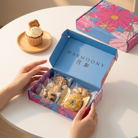 Boîtes à Donuts et Biscuits Ondulées Personnalisées Imprimées en Gros, Revêtement UV, Gaufrage, Lamination Mate, Matériaux Recyclés, Emballage Alimentaire