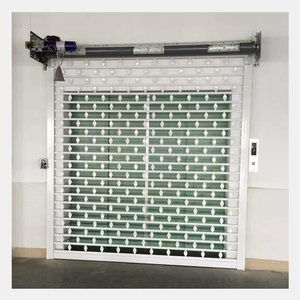 Guangzhou griglia in metallo tapparella, maglia Roll up cancello, tapparella in plastica <span class=keywords><strong>trasparente</strong></span> - Product Image 1