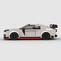Compatible avec les briques de marque, voiture de course MOC, jouets de construction éducatifs à assembler soi-même pour enfants, en matériau ABS, cadeau d'entreprise