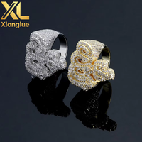 Bagues en pierre naturelle motif rune flamme, pavé de cuivre plaqué or 18 carats, style vintage hip-hop, bijoux personnalisés, grossiste B2B OEM