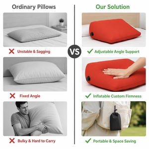 <span class=keywords><strong>Almohada</strong></span> <span class=keywords><strong>Inflable</strong></span> en Forma de Cuña para Parejas, con Bomba de Presión, Funda Lavable, Cojín Portátil para Posiciones Sexuales en el Dormitorio - Product Image 4