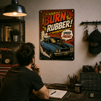 Panneaux en fer en gros, fabricant professionnel de signalétique personnalisée, décoration murale rétro vintage pour bar, pub, club, garage, panneaux en fer métalliques