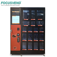 Distributeur de Boîtes Mystères VIP – Objets de Collection Premium à l'Intérieur – Écran LCD FOCUSVEND – Conforme ADA – Surveillance à Distance – Capacité 200-300