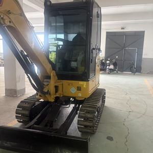 รถขุด CAT 303 สีเหลือง ระบบไฮดรอลิก ติดตั้งบนราง สำหรับงานก่อสร้าง - Product Image 6