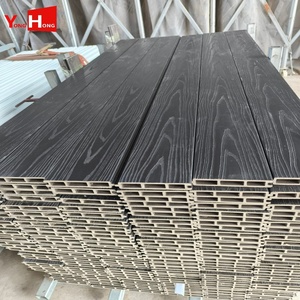 Valla <span class=keywords><strong>de</strong></span> WPC <span class=keywords><strong>de</strong></span> Diseño Moderno, Paneles Decorativos <span class=keywords><strong>para</strong></span> Exteriores, Valla <span class=keywords><strong>de</strong></span> Jardín Compuesta con Aspecto <span class=keywords><strong>de</strong></span> Madera 3D y Poste <span class=keywords><strong>de</strong></span> Aluminio - Product Image 3