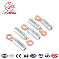 Connecteurs de câble à bornes à vis en cuivre et aluminium série DTL, avec bornes à sertir bimétalliques, fournis directement par l'usine