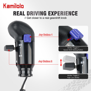 Volant de course Kamilolo avec levier de vitesses et frein à main pour Logitech G27 G29 G920 PC filaire en alliage d'aluminium - Product Image 3