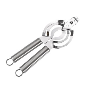 Abrelatas multifuncional de acero inoxidable, abridor de botellas, abridor de tapas antideslizante, herramienta de cocina, 26,5x8,9x1,6 cm - Product Image 3