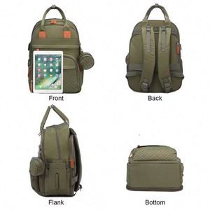 Muestra gratuita de mochila multifuncional para viajes al aire libre, bolsa de pañales para bebé, mochila grande para mamá con cuna plegable para bebé - Product Image 6