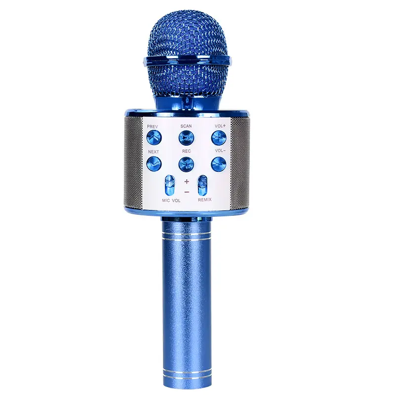 Portable Handheld Karaoke Player Wireless Kids Karaoke Microphone with Speaker for Home KTV Party Music Singing Playing