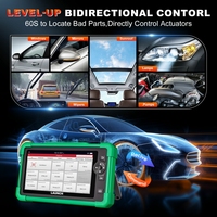 Herramienta de Diagnóstico para Vehículos CRP919 EV, Pruebas de Alto Voltaje BMS/OBC/DCDC, Codificación de ECU, Lectura de Códigos OBD2, Control Bidireccional CANFD/DoIP