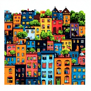 XIXI Kit de peinture à l'huile sur toile moderne, couleur personnalisée, peint à la main, finition acrylique, art mural, thème paysage, carré/rectangulaire, pour la maison - Product Image 2