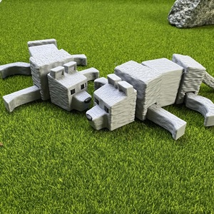 Vashine 3D in đầy màu sắc Sirius Đồ chơi Thế giới của tôi pixel Sói <span class=keywords><strong>Minecraft</strong></span> thân thiện với môi Vật liệu sáng tạo sở thú hành động nhân vật toi - Product Image 2