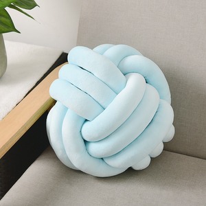 Cojines de cuerda anudados a mano, hechos a medida, almohadas decorativas de forma irregular, decoraciones para el hogar, sofá de terciopelo cristalizado y - Product Image 2