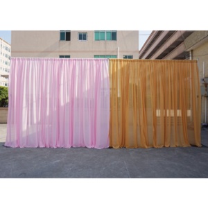 ระบบโครงอลูมิเนียมปรับระดับได้พร้อมผ้าม่านสำหรับตกแต่งงานแต่งงาน - Product Image 2