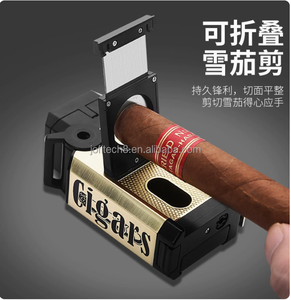 JOFI 5 Jets Windproof Blue Flame Portable <b>Cigar</b> Torch <b>Lighter</b> <b>Cigar</b> <b>Lighter</b> With Cutter Punch Custom Logo for Wholesale - Product Image 3