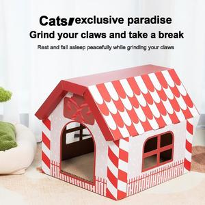 猫ベッド環境にやさしい段ボール猫家ペット用品店プロモーションプレゼントアイテム - Product Image 3
