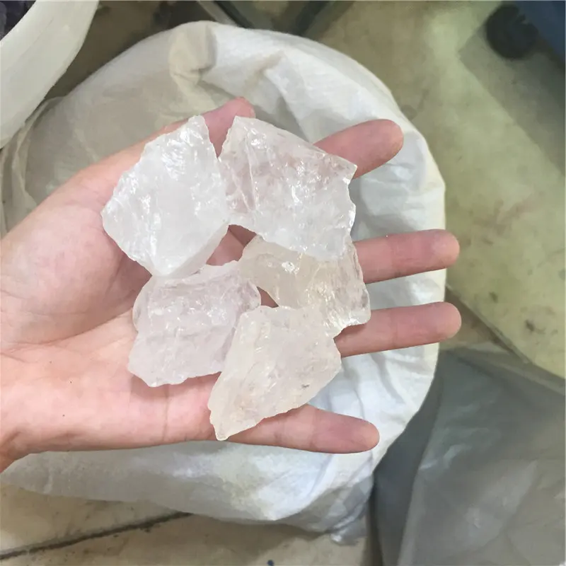 Raw Natural Limpar Quartz Tombado, Cru Esmagado Cascalho de Cristal Pedra de Preços Por Atacado