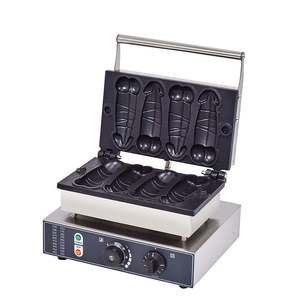 Máquina de gofres de agua giratoria Tubos automáticos con salida de aceite Lightning <span class=keywords><strong>Mcqueen</strong></span> Maker Hexagonal Honeycomb Double Headed Mini - Product Image 4