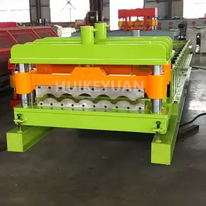 HKY Hydraulic cutting roof Rolling glazed tile machine made in China
