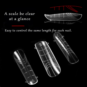 Kit de Herramientas de Uñas de Plástico para Salón de Manicura: Molde Dual Reutilizable de Gel para Uñas en 14 Tamaños, Extensión Rápida, Construcción y Arte de Uñas - Product Image 4