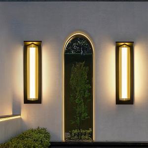 โคมไฟติดผนังภายนอกกันน้ำระดับ IP65 สำหรับประตูวิลล่า ระเบียง แสงสีขาวอบอุ่น 3000K โคมไฟติดผนังแบบโมเดิร์น COB - Product Image 5