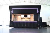 Conteneur Pop-up de cuisine pour restaurant, cabine de livraison pour kiosque alimentaire, nouveau modèle