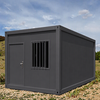 Maison conteneur pliable de type Z 20ft 40ft, modulaire préfabriquée en kit, étanche et ignifuge en acier pour habitation