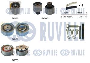 RUVILLE Marque Roomster 1.6 TDI A1 (8X) 1.6 TDI Roomster 1.2 TDI A4 (8K) Passat '10 Kit De Courroie De Distribution Pour VAG - Product Image 2