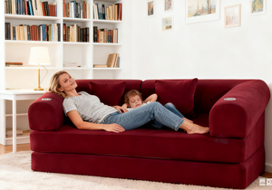 أريكة قابلة للطي متعددة الوظائف قابلة للتحويل إلى سرير مع تخزين مدمج، أثاث عصري للراحة بالجملة - Product Image 6