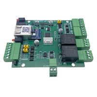2 Wiegand 2 Channel Relay Rs485 & RJ45 Ethernet Communication Network IO Expansion Board DC9-24V Model WST-WG2TCP-212