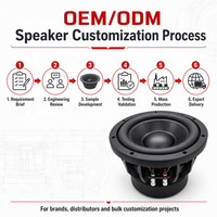 Subwoofer Loudspeaker Custom SEAO 10 Inch 500W RMS OEM ODM Speaker Audio Mobil untuk Merek Eropa dan AS