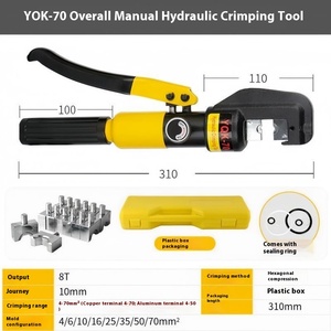 Usine en gros YQK-70/120/240/300 outils hydrauliques manuels <span class=keywords><strong>pince</strong></span> <span class=keywords><strong>à</strong></span> <span class=keywords><strong>sertir</strong></span> le nez en acier pour le sertissage des bornes en <span class=keywords><strong>cuivre</strong></span> et aluminium - Product Image 6