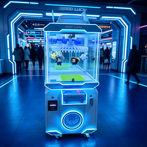 Machine de jeu d'arcade Foot Traffic Boost Good Luck Hook Drop avec roulettes universelles pour aires de jeux intérieures, magasins de détail et location d'événements - Product Image 6