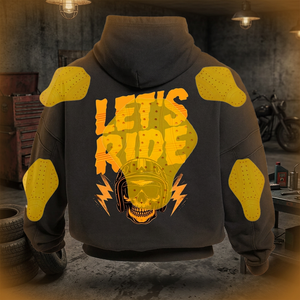 Nueva Sudadera con Capucha para Motociclistas, Personalizada con Logotipo Impreso por Transferencia de Calor en la Parte Delantera/Trasera, Impresión Grande, Poliéster/Algodón, 380 GSM, Talla Grande, Secado Rápido - Product Image 3