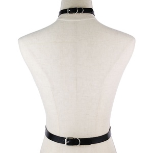 Nouvelle mode Rock O-Round col <span class=keywords><strong>en</strong></span> cuir harnais corps taille ceinture sangles boucle réglable jarretière ceinture - Product Image 4