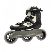 Patins à roulettes de vitesse en fibre de carbone pour extérieur, chaussures de patinage multifonctions pour la rue, roues interchangeables (3 ou 4 roues)