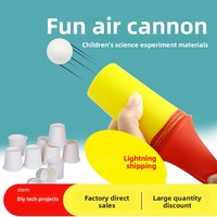 Kit Scientifique Créatif Canon à Air DIY – Expérience de Dynamique Aérienne pour Enfants de Maternelle – Équipement Éducatif et Invention Ludique