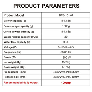 Cafetera Profesional Totalmente Automática de Granos a Taza para Uso Comercial - Product Image 6
