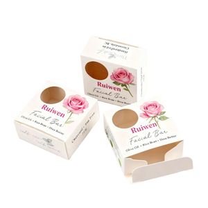 Recycled Custom Logo Design Printed <b>Kraft</b> Paper Soap <b>Box</b> CMYK Foldable Packaging Boxes for Soap Bar - Product Image 2