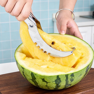 Coupe-pastèque multifonctionnel, trancheuse à fruits rapide pour la maison, trancheuse à fruits en acier inoxydable - Product Image 2