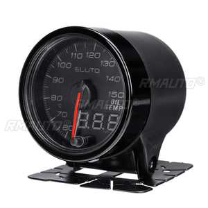 Manómetro Digital de 2 Pulgadas (52mm) y 12V para Auto, con Indicador de Temperatura de Agua y Aceite, Presión de Turbo, Tacómetro, Voltímetro, EGT, Pantalla LED de 10 Colores y Reloj Digital - Product Image 4