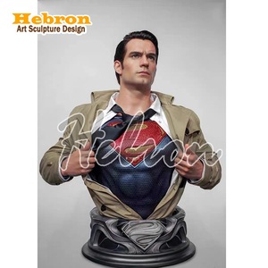 Nuevo Diseño, Estatua <span class=keywords><strong>de</strong></span> Superhéroe <span class=keywords><strong>de</strong></span> la <span class=keywords><strong>Liga</strong></span> <span class=keywords><strong>de</strong></span> la Justicia <span class=keywords><strong>de</strong></span> <span class=keywords><strong>DC</strong></span> a Tamaño Real, Busto <span class=keywords><strong>de</strong></span> Superman, Artesanía <span class=keywords><strong>de</strong></span> Resina <span class=keywords><strong>de</strong></span> Fibra <span class=keywords><strong>de</strong></span> Vidrio para Decoración <span class=keywords><strong>de</strong></span> Cine - Product Image 4