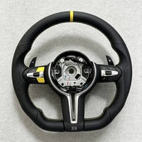 Volant en cuir CS M Sports pour BMW F05 F06 F07 F10 F12 F15 F20 F22 F25 F30 F32 F35 F36 F33 F48 M3 M5 M4 Accessoires de voiture