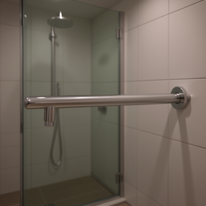 Brazo de ducha redondo de latón, 44 cm de longitud, 3 cm de diámetro, accesorio para grifo de baño - Product Image 3