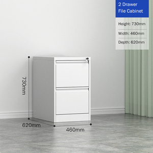 <span class=keywords><strong>KD</strong></span> tùy chỉnh màu trắng hiện đại mini sắt dọc thép lưu trữ nội thất văn phòng 2 hai kim loại Tủ hồ sơ ngăn kéo nhỏ - Product Image 2